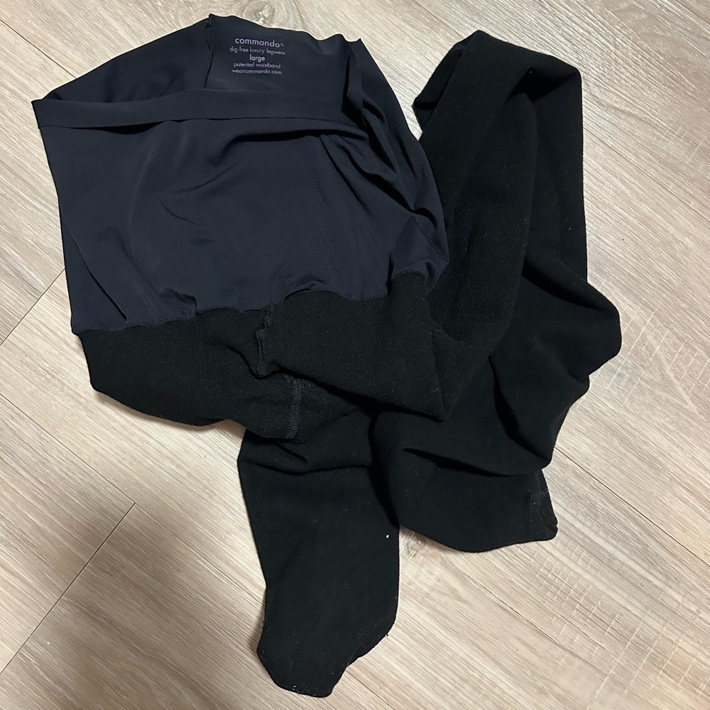 Commando fleece lined tights